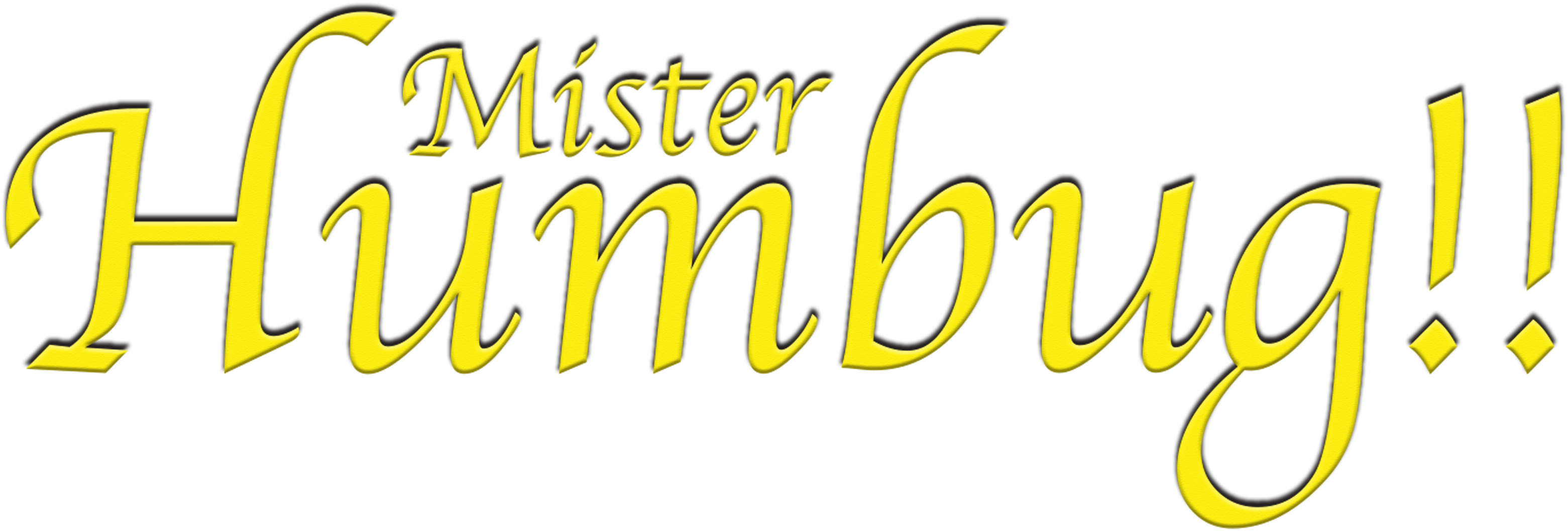 Mister Humbug Musical Text Title